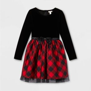 Cat & Jack holiday dress size XS 4/5